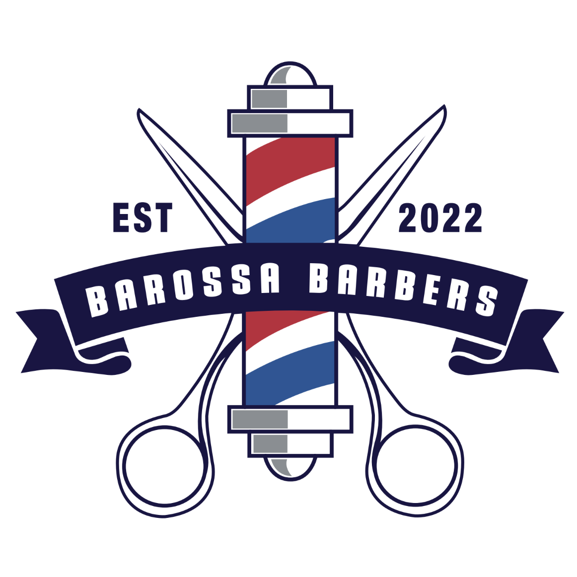 Barossa Barbers barbershop HTML theme